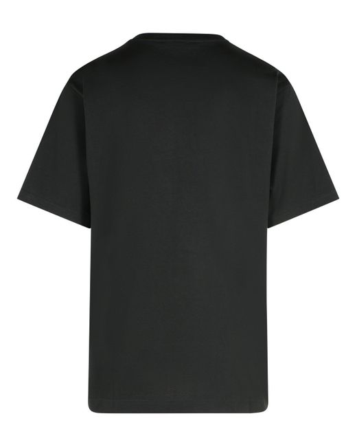 Dolce & Gabbana Black T-Shirt With Logo for men