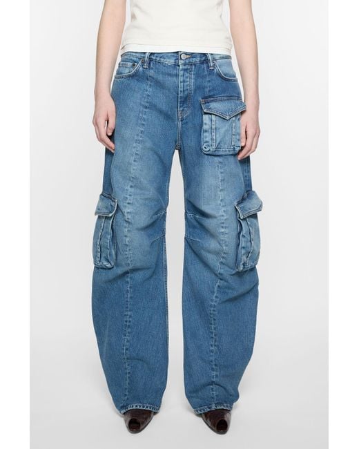 Acne Blue Loose Jeans