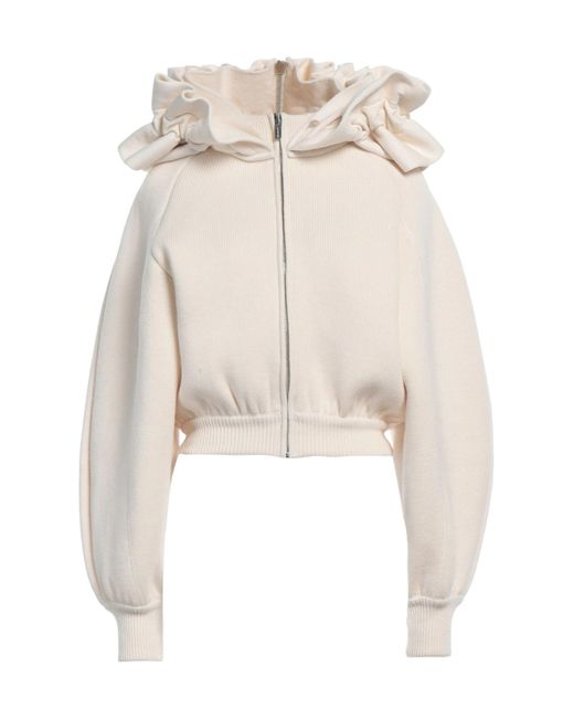 Jacquemus Natural Solid-Colored Knit Top