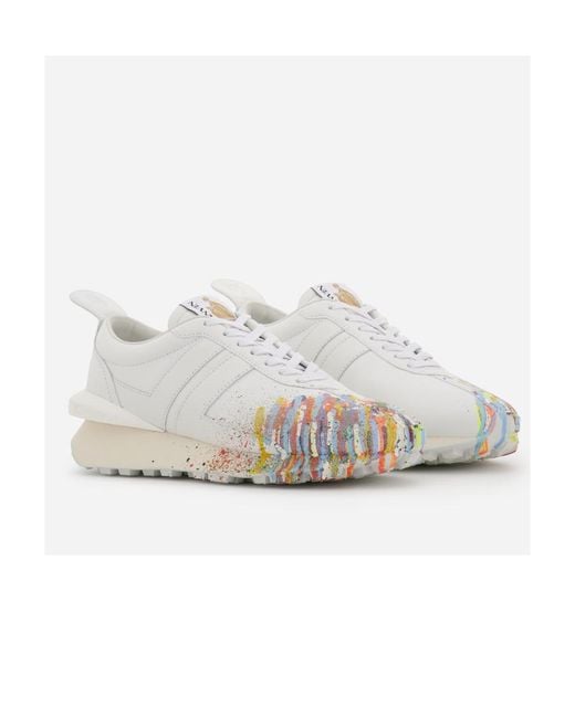 Lanvin White X Gallery Department Lace-Up Sneakers for men