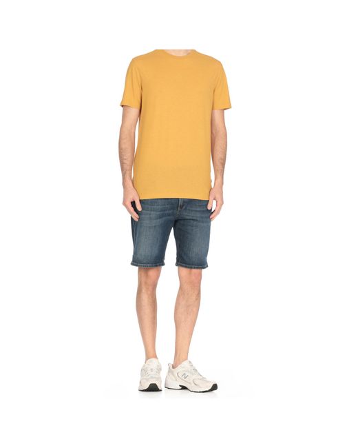 Dondup Blue Denim Bermuda Shorts for men