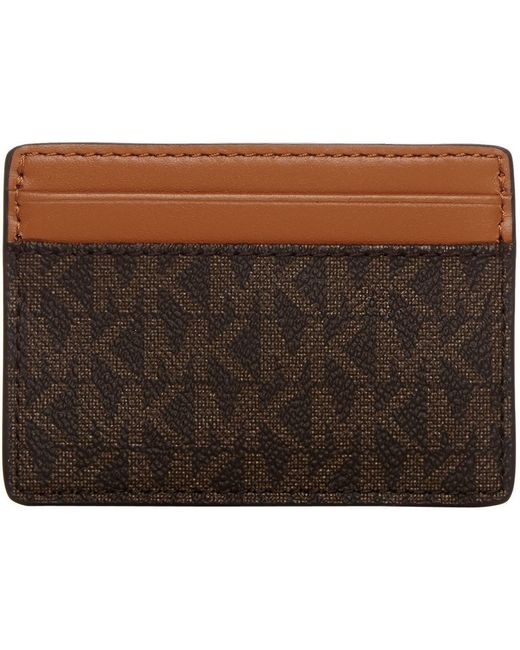 MICHAEL Michael Kors Brown Minimalist Card Holder