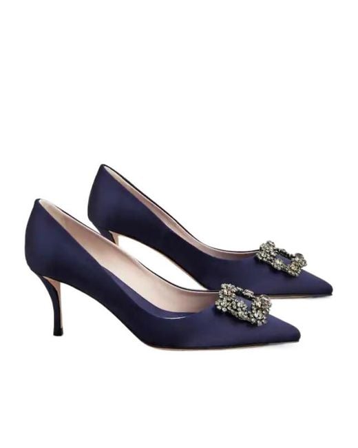 Roger Vivier Blue Efflorescence Pumps