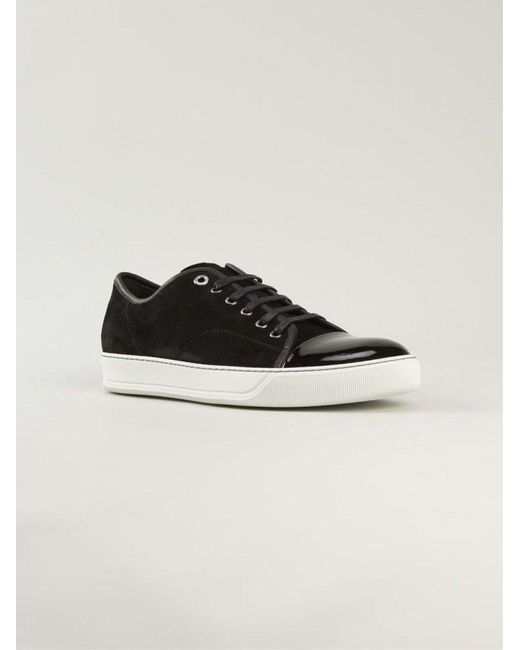 Lanvin Black Dbb1 Lace-Up Sneakers for men