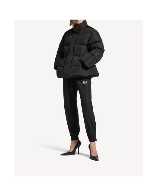 Balenciaga Black High-Neck Puffer Jacket