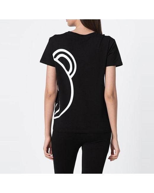 Moschino Black Logo Short-Sleeved T-Shirt