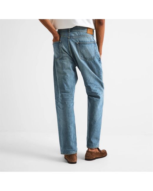 Saint Laurent Blue Straight Jeans for men