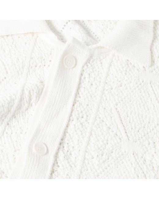 Boss White Sammp Cardigan for men