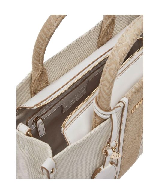 Liu Jo Natural Medium Jacquard Bag