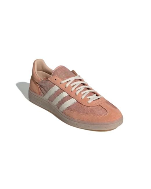 Adidas Originals Pink Handball Spezial Lace-Up Sneakers for men