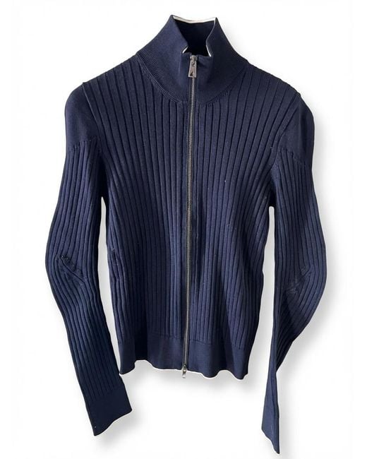 Bottega Veneta Blue Zipper Casual Jacket