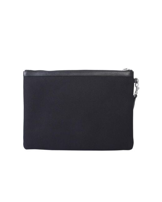 Saint Laurent Blue Rive Gauche Zipped Pouch