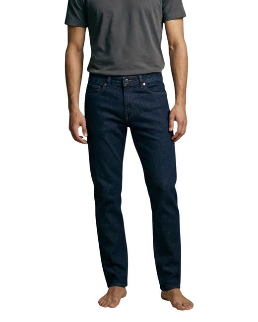 Boss Blue Belt Loop Jeans for men
