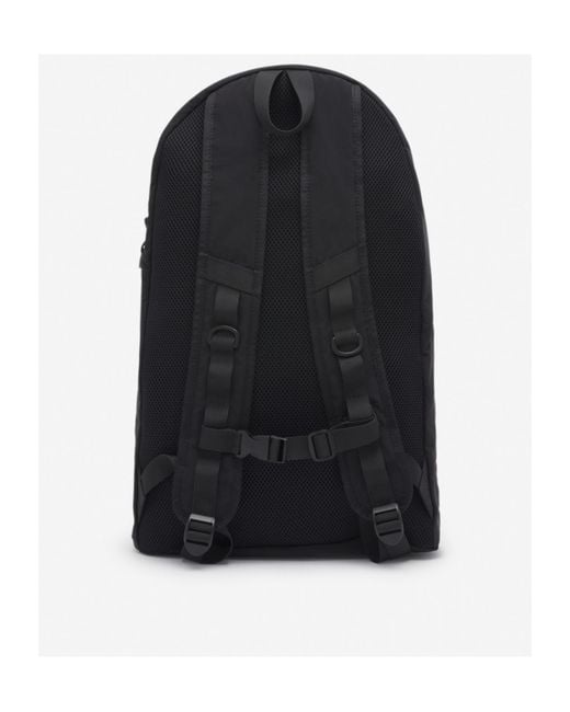 Maison Kitsuné Black Maison Kitsuné Flash Fox Patch Zipped Backpack for men