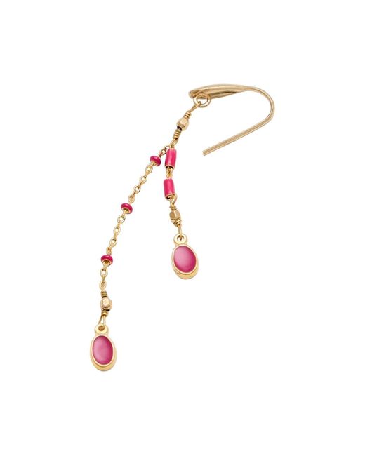 Isabel Marant White Hoop Earrings