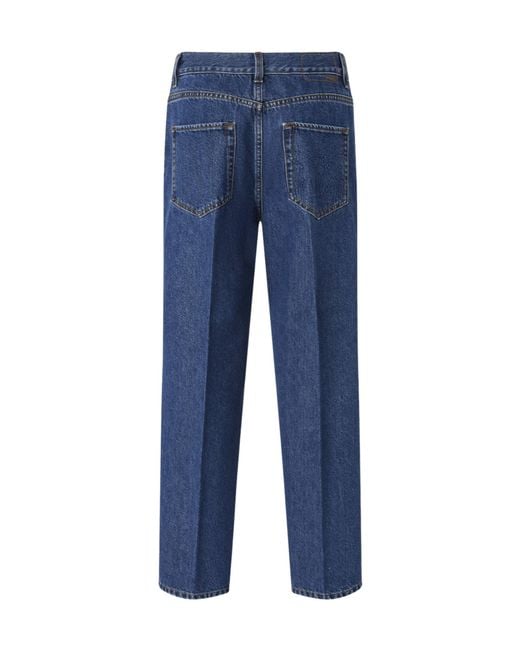 Pinko Blue Split-Hem Jeans