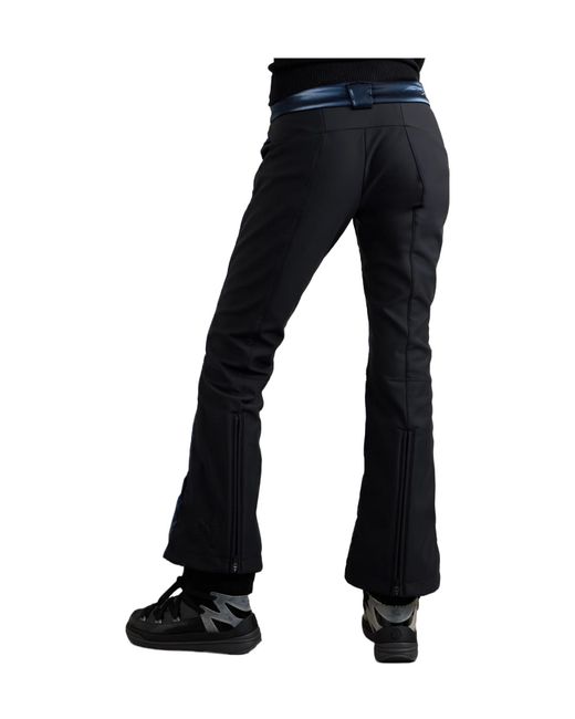 Perfect Moment Blue Quilted Flared Ski Pants