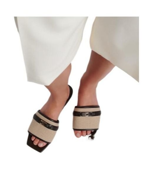 Tod's Multicolor Square Toe Slippers