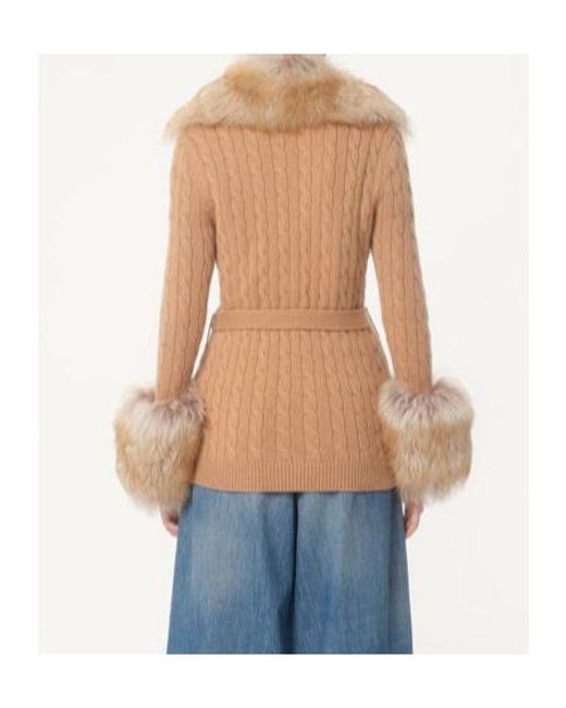 Valentino Natural Cashmere Cardigan