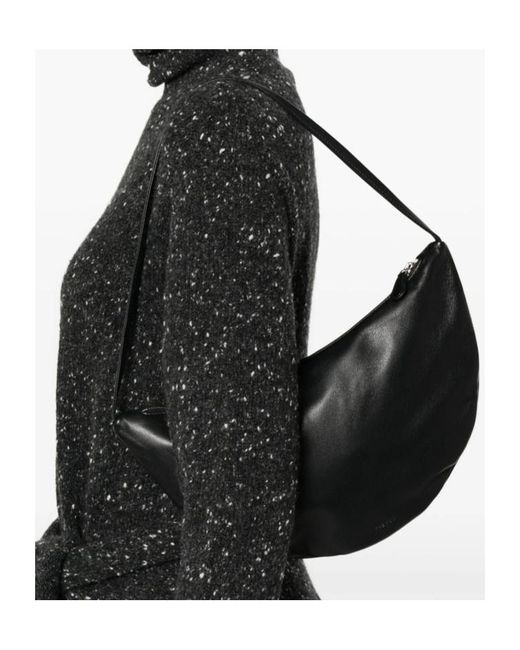 The Row Black Izzy Small Shoulder Bag