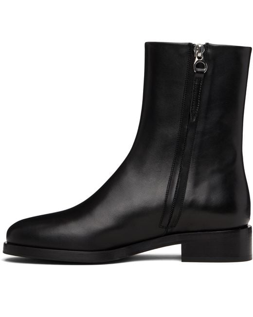 Aeyde Black Vincent Ankle Boots
