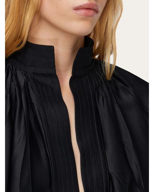 Ferragamo Black Long-Sleeved Shirt