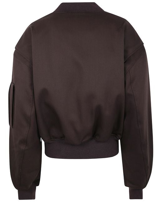 Entire studios Black Zip-Up Bomber Jacket