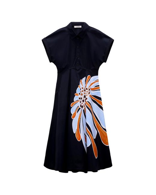 Dorothee Schumacher Blue Floral Power Dress