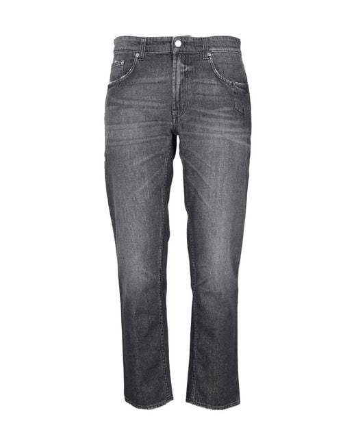 Department 5 Gray Straight-Leg Cut Jeans for men