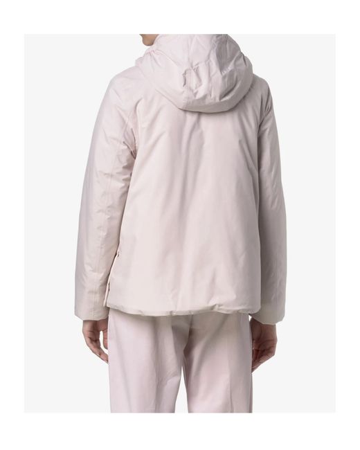 K-Way Pink Marlette Soft Touch Waterproof Jacket