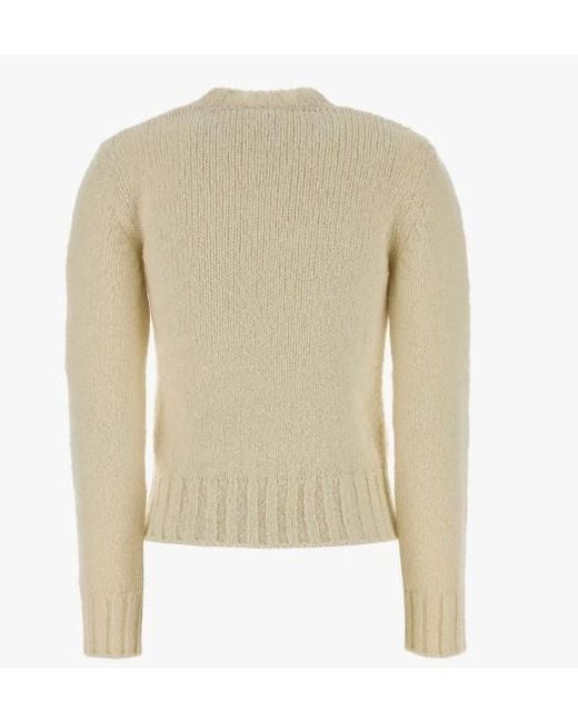 A.P.C. Natural Long Sleeve Crewneck Jumper
