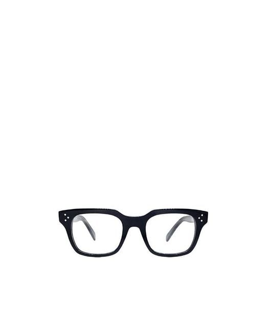 Céline White Logo Flat Mirror for men