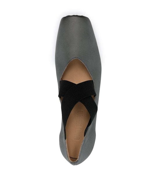 Uma Wang Multicolor Square Toe Ballerina Shoes