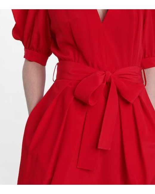 Stella McCartney Red Jordan Silk Minidress