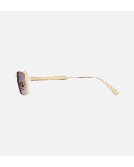 Dior White Eyewear Rectangular Frame Sunglasses for men