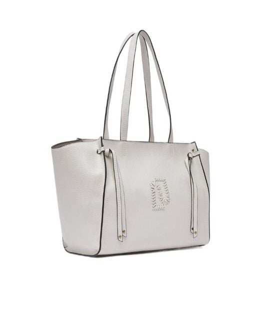 Liu Jo White Logo Detail Tote Bag