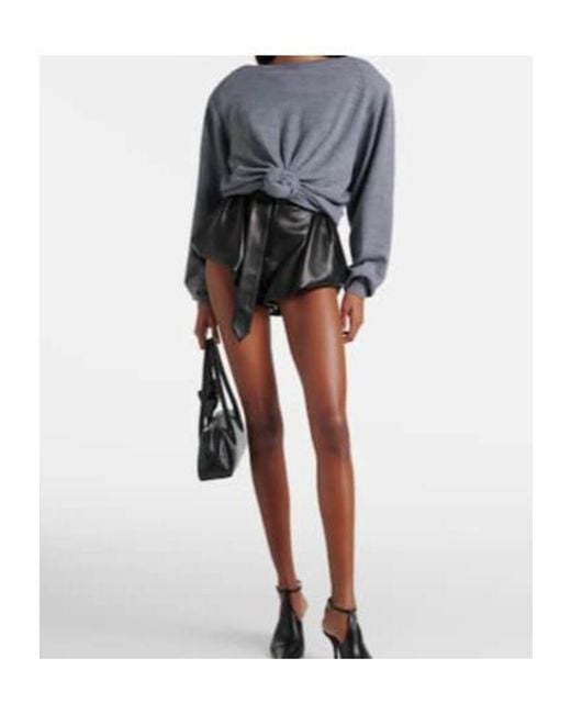 Magda Butrym Gray Wool Sweater