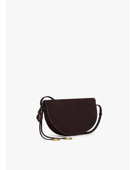 Alaïa Brown Alaïa Hip East West Shoulder Bag