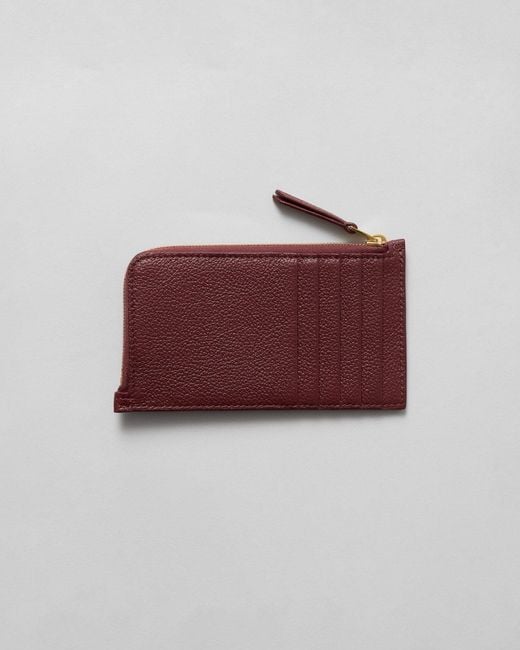 Céline Purple Long Zippered Card Holder