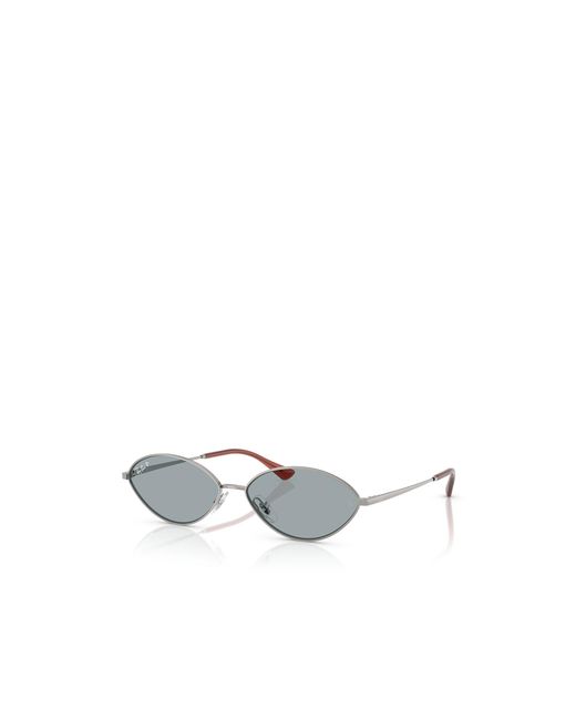 Ray-Ban White Oval Frame Sunglasses for men