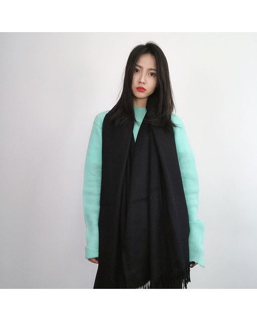 Max Mara Blue Cashmere Shawl