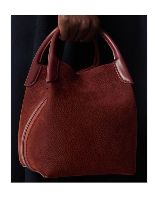 Loro Piana Red Small Bale Bag