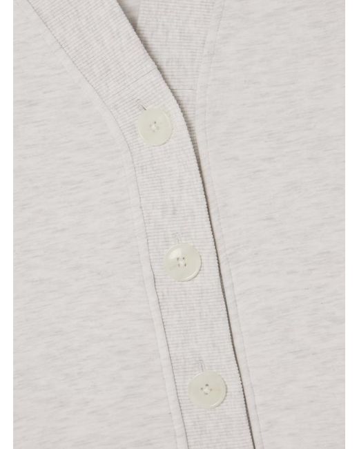 Varley White Vicky V-Neck Gilet