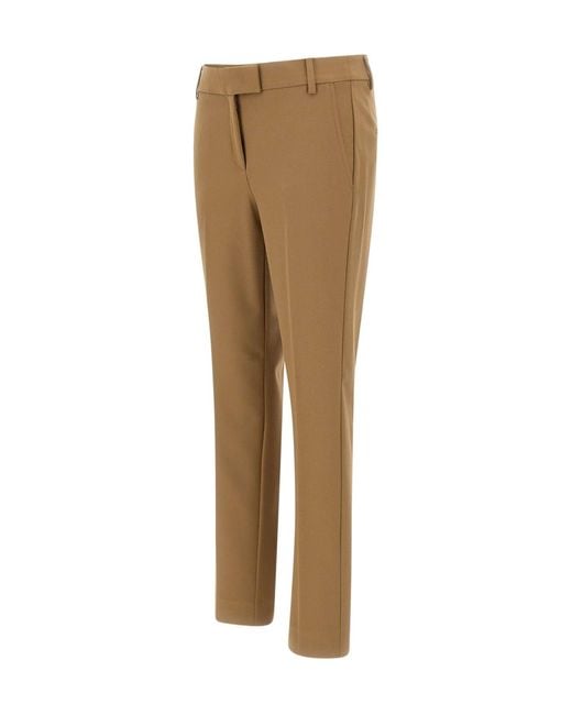 Marella Natural Belt Loop Casual Pants
