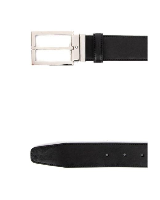 Montblanc White Adjustable Belt for men