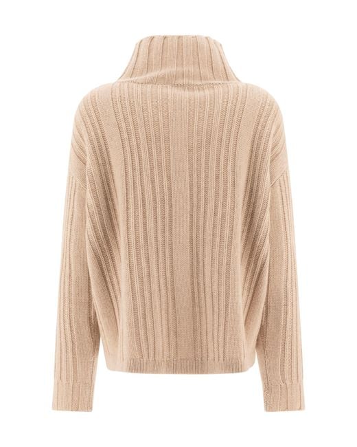 Max Mara Natural Vitalba Turtleneck Jumper