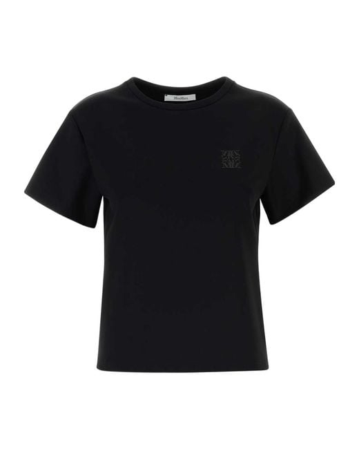 Max Mara Black Short-Sleeved T-Shirt