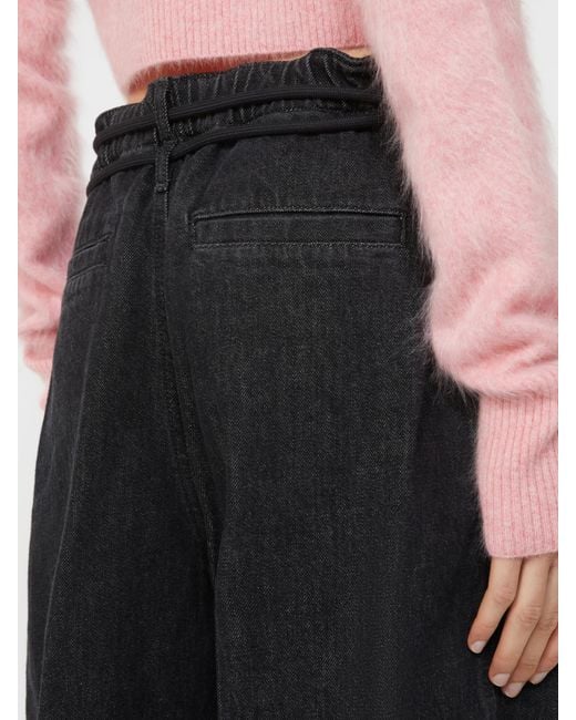 Sportmax Black Capsula Pleated Jeans