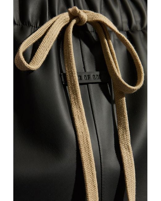 Fear Of God Gray Pleated Wide-Leg Drawstring Trousers for men
