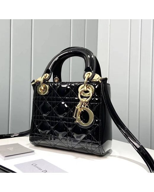 Dior Black Medium Lady Bag